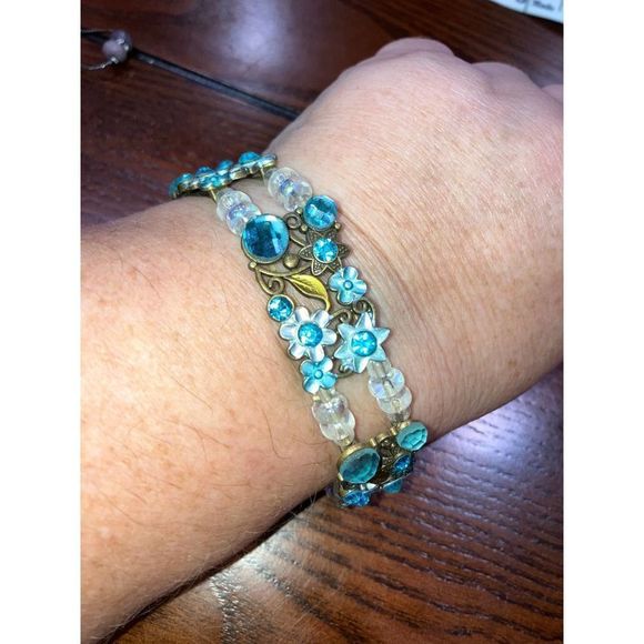 Handmade Turquoise Tiles Bracelet! - Picture 2 of 4